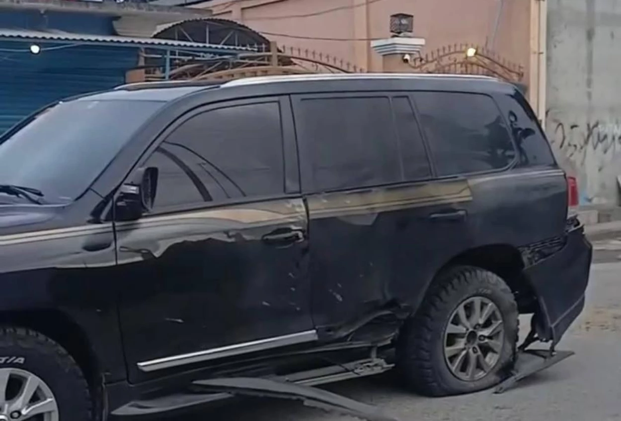 Viral! land cruiser milik wali kota di filipina ditembaki rpg, begini kondisinya
