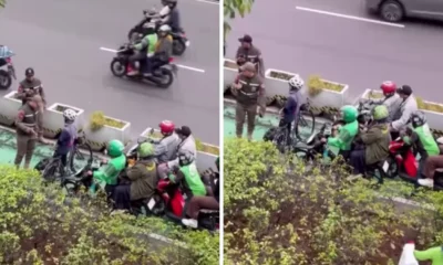 Viral! pesepeda wanita adang pemotor yang masuk jalur sepeda di sudirman