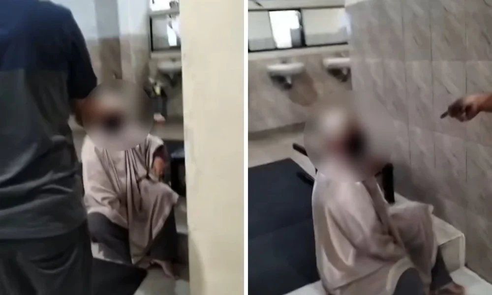 Viral! pria ini pergoki dan cekcok dengan wanita yang diduga curi kotak amal di masjid
