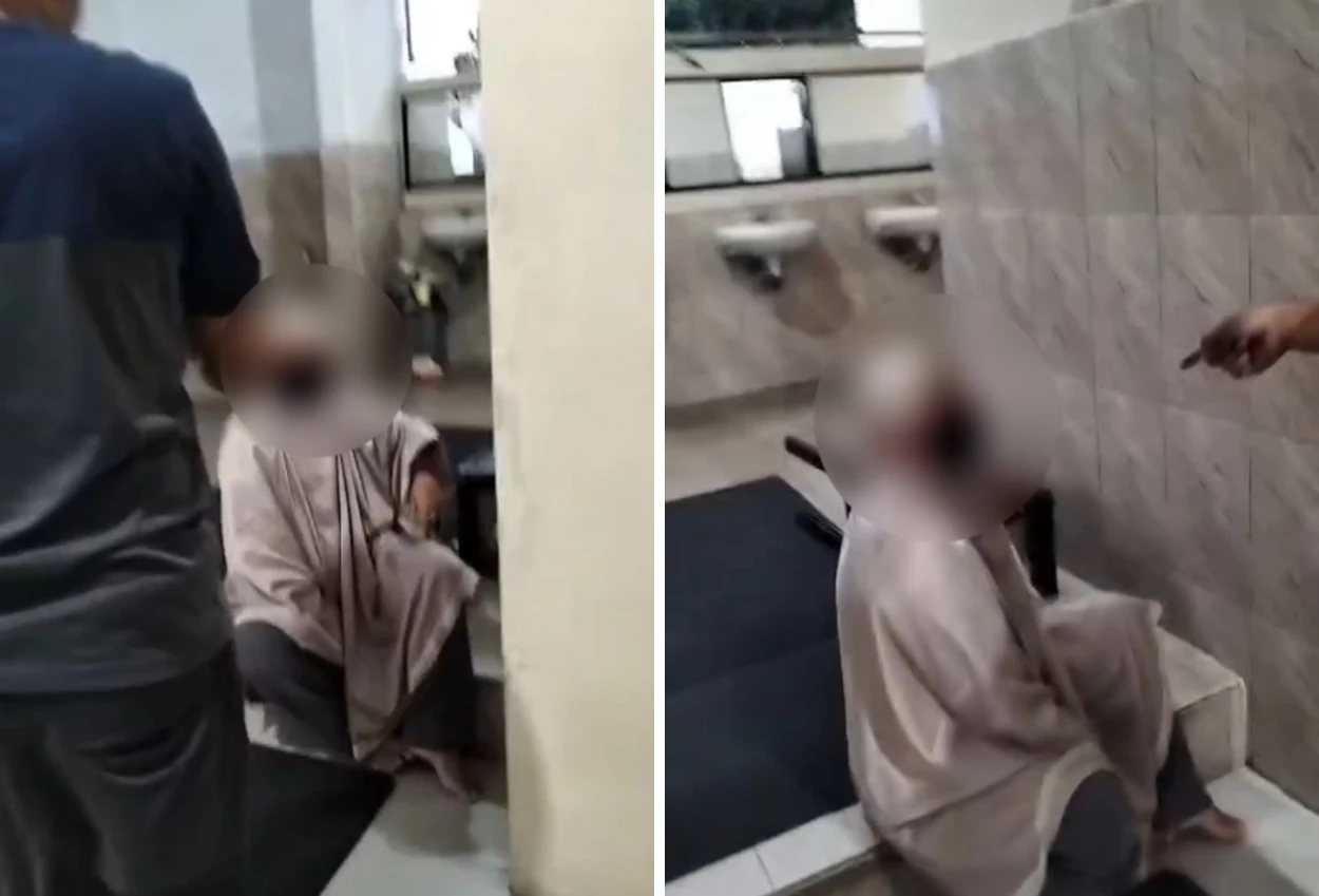 Viral! pria ini pergoki dan cekcok dengan wanita yang diduga curi kotak amal di masjid