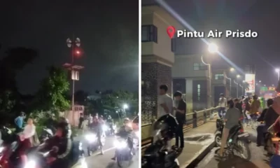 Viral! sirene banjir kali bekasi berbunyi, warga panik