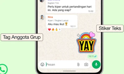 Whatsapp punya 3 fitur baru untuk chat grup, bisa bikin nama panggilan!