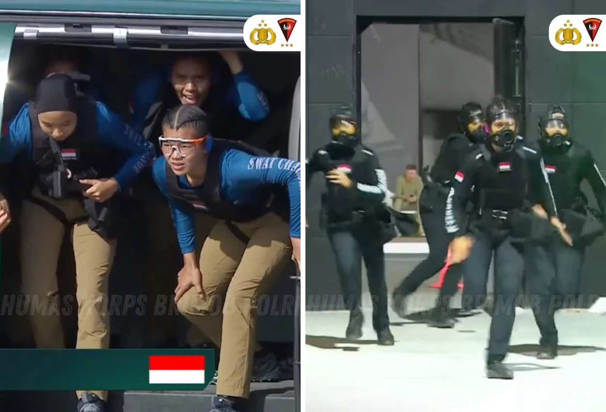 38 Personel Brimob Polri Bersaing di Ajang UAE SWAT Challenge Dubai
