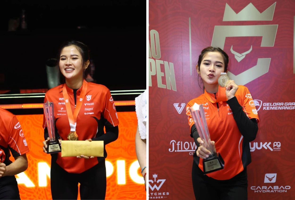 Bella Bonita Juara Biliar di Carabao International Open, Dilatih 24 Nonstop oleh Denny Caknan