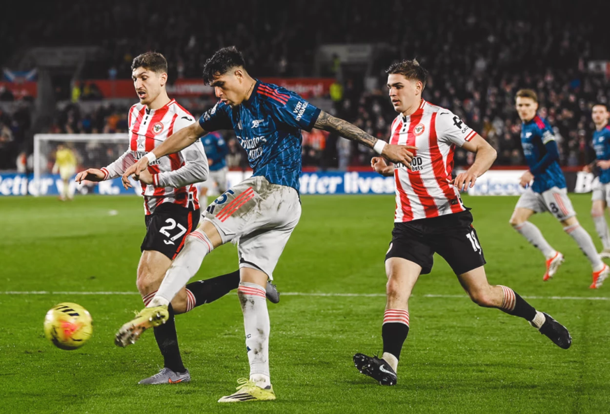 Brentford vs Arsenal 1 1 The Gunners Was was Disalip Man City (1)