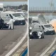 Detik detik Perampokan Bersenjata Ledakkan Mobil Pengangkut Uang di Jalan Tol Italia