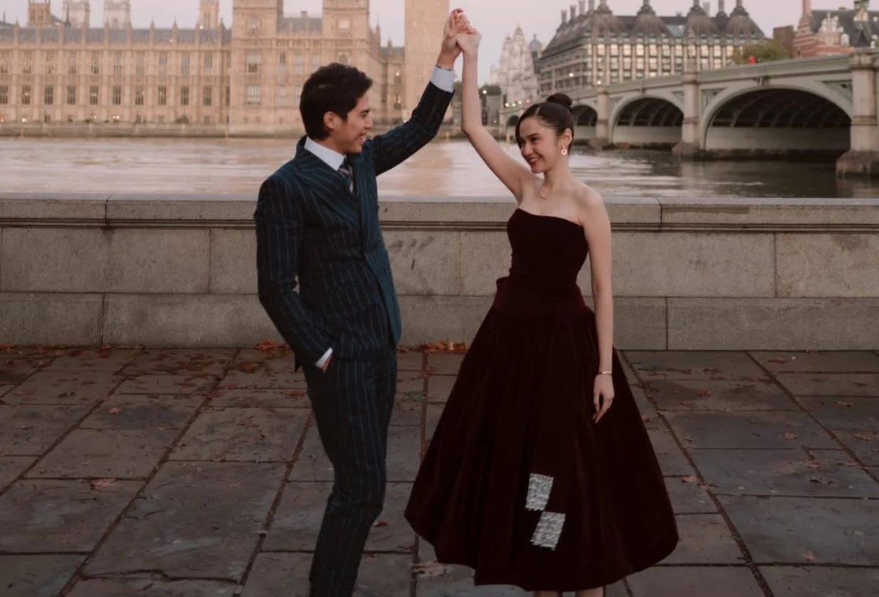 El Rumi dan Syifa Hadju Unggah Foto Romantis di London saat Valentine, Prewedding (1)