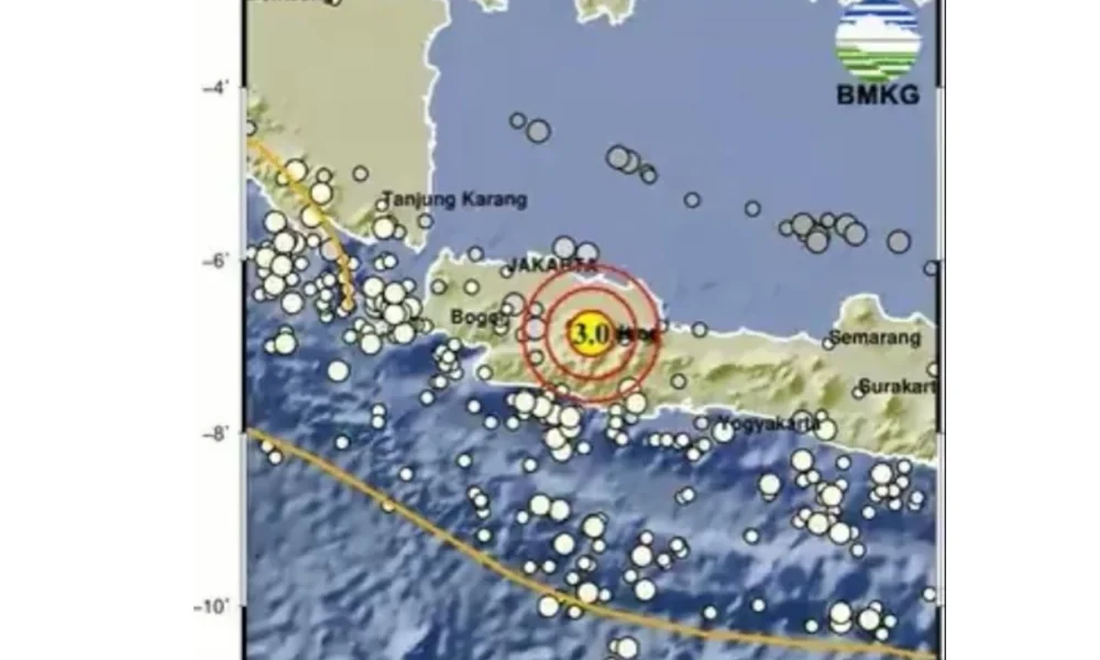 Gempa Guncang Cimahi M 3,0 Siang Ini