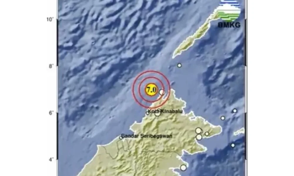 Gempa M 7,0 Guncang Tana Tidung Kalimantan Utara Tadi Malam