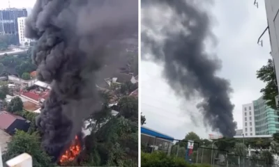 Gudang Ban di Bintaro Kebakaran, 60 Personel Damkar Dikerahkan