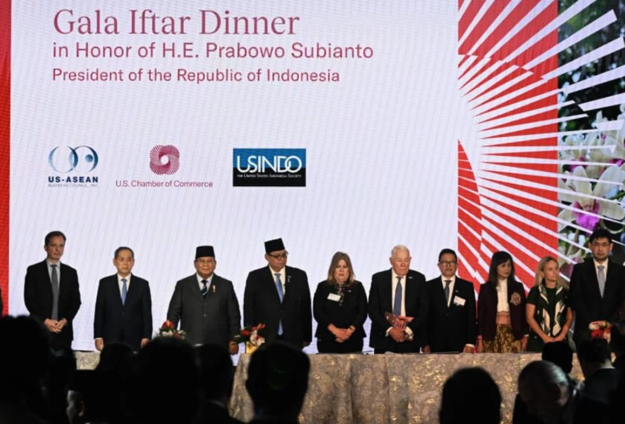 Hadiri Gala Iftar di Washington DC, Prabowo Saksikan Penandatanganan MoU