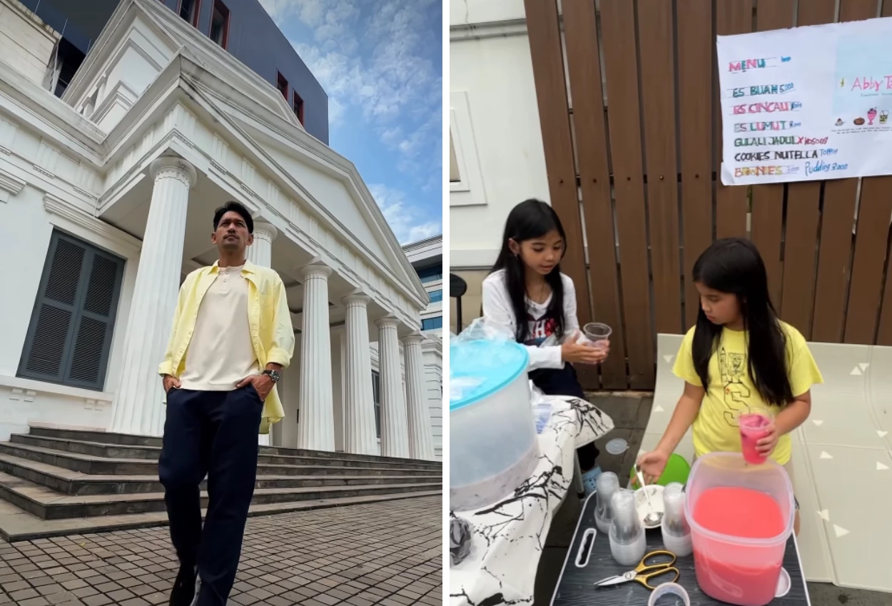 Ibnu Jamil dan Putrinya Jualan Takjil di Depan Rumah, Komentar Ririn Ekawati Bikin Ngakak
