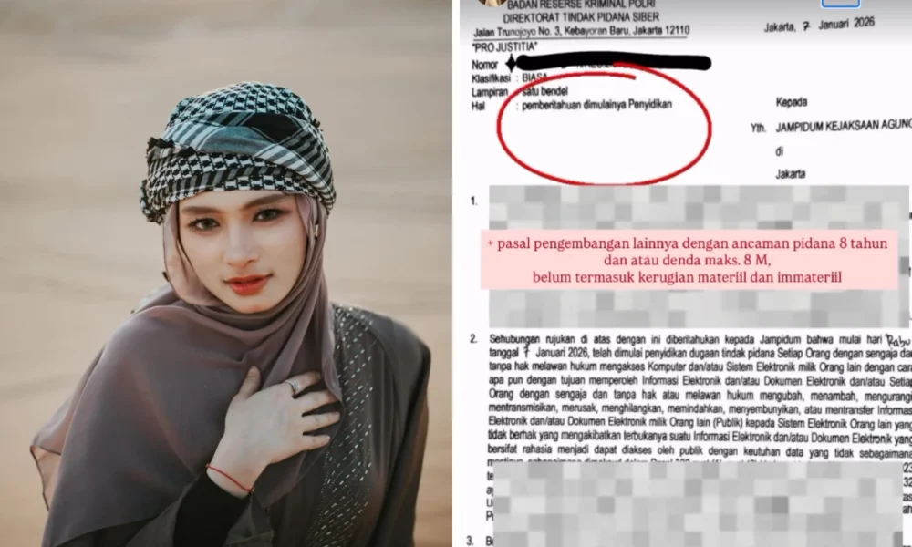 Inara Rusli Pamer Surat Laporan Kasus Pencemaran Nama Baik, Naik Tahap Penyidikan