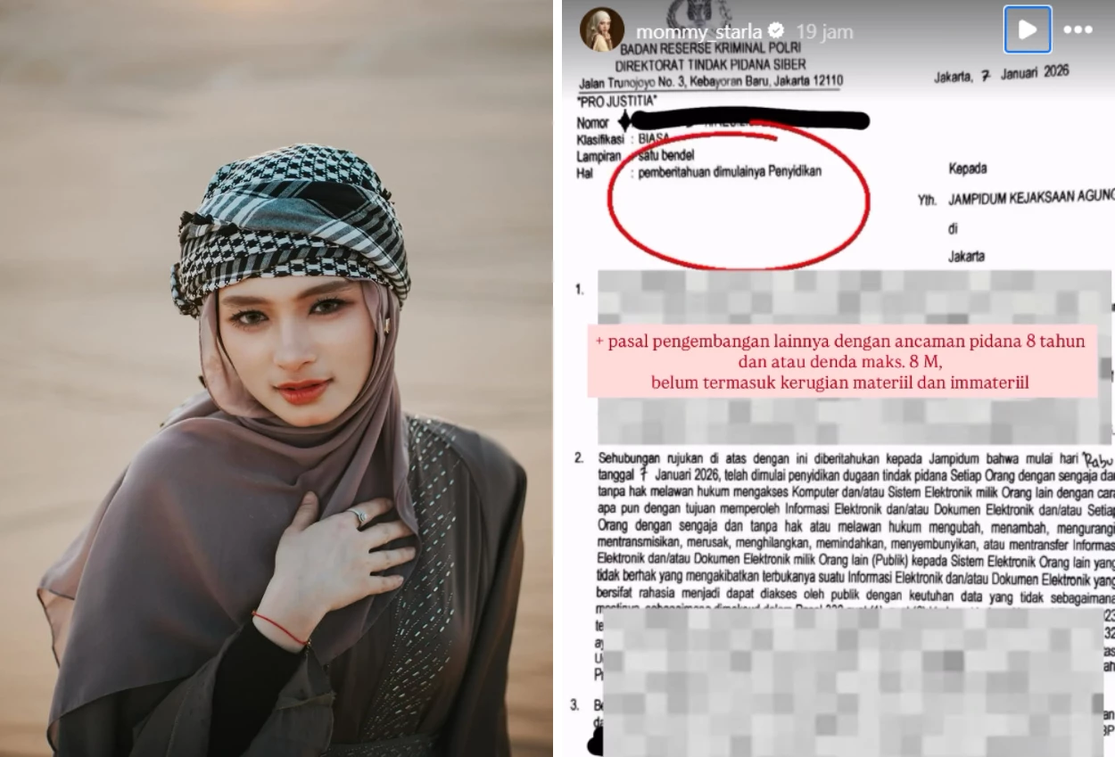 Inara Rusli Pamer Surat Laporan Kasus Pencemaran Nama Baik, Naik Tahap Penyidikan