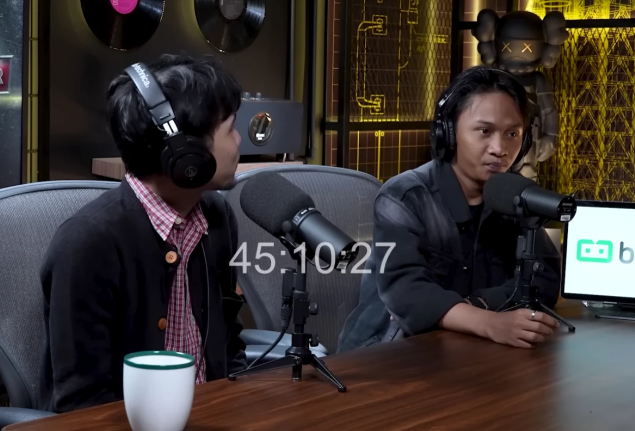 Indra Frimawan Ludahi Fajar Sadboy di Podcast, Amanda Manopo Langsung Ikut Komentar