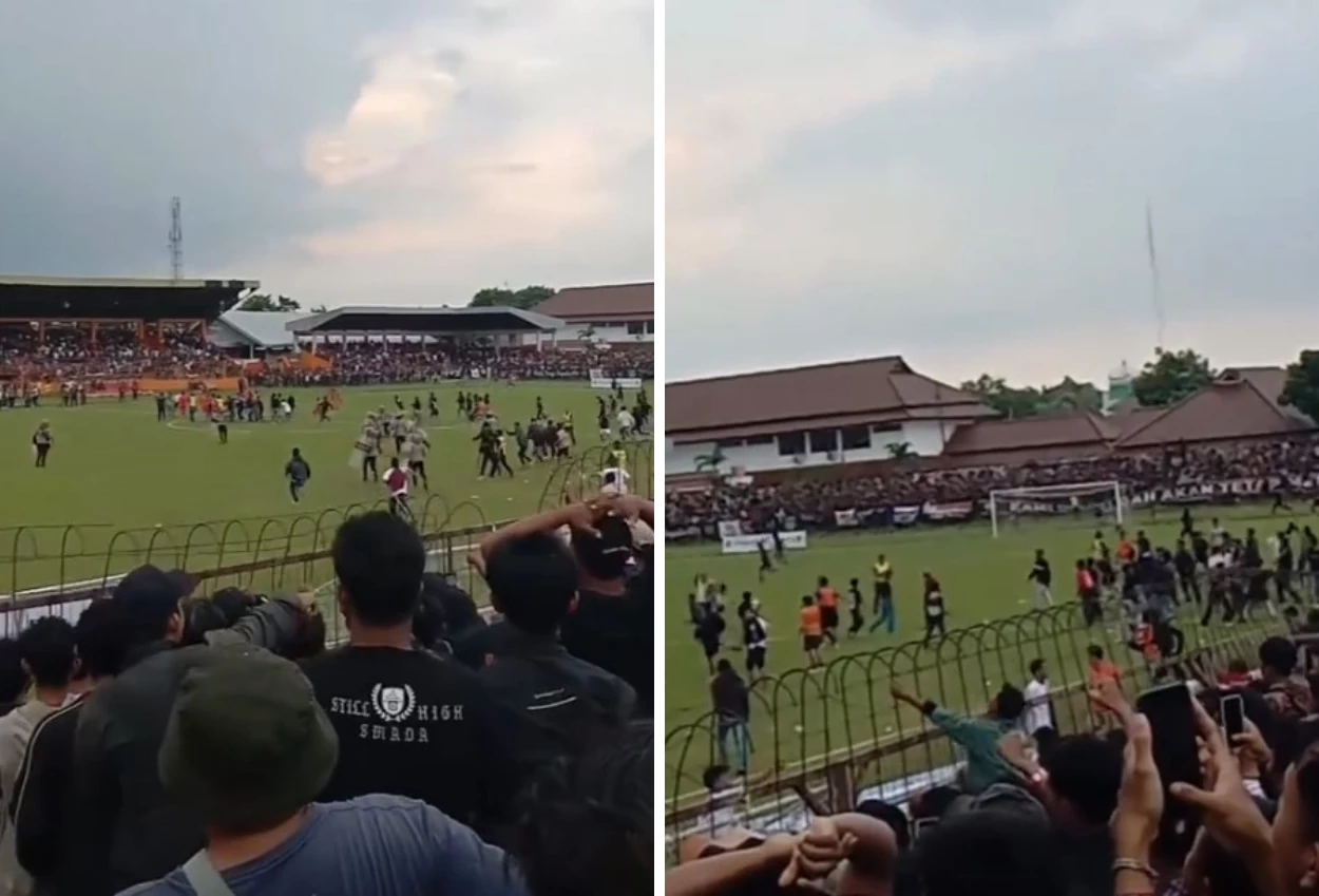 Liga 4 di Jateng dan Lampung Berujung Ricuh, Wasit jadi Sasaran Amuk Suporter