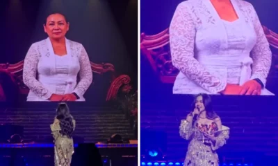 Mahalini Nangis di Panggung saat Konser, Sampaikan Rindu untuk Mendiang Ibunya