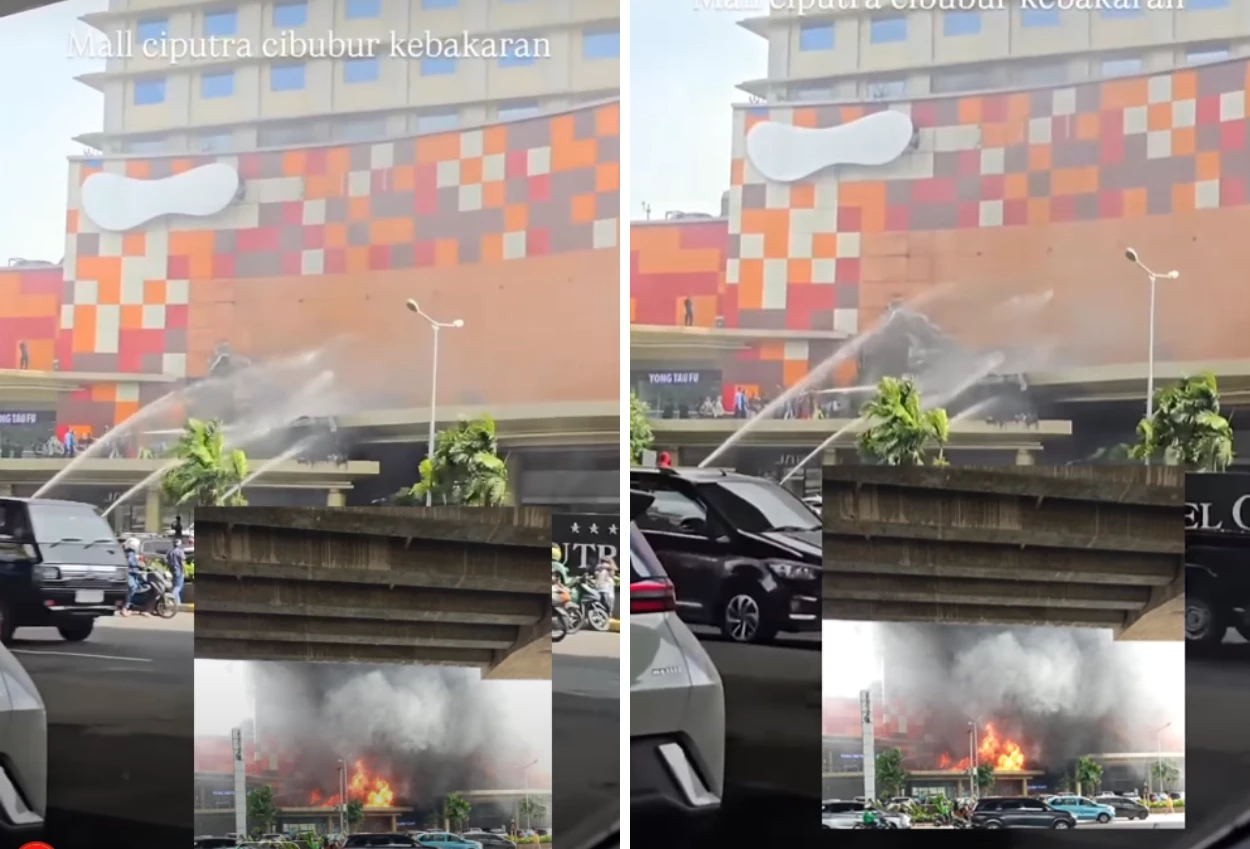 Mal Ciputra Cibubur Kebakaran 2 Unit Damkar Dikerahkan, Kini Api Sudah Padam