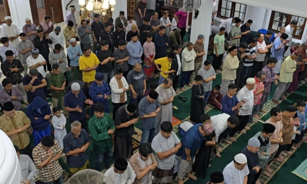 Masjid At Taqwa di Kebayoran Baru Jaksel Mulai Laksanakan Salat Tarawih Tadi Malam
