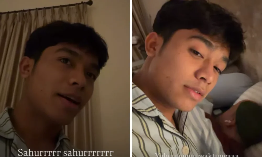 Meski Beda Keyakinan, Betrand Peto Bangunkan Ruben Onsu Sahur
