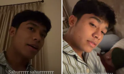 Meski Beda Keyakinan, Betrand Peto Bangunkan Ruben Onsu Sahur