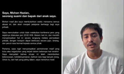 Mohan Hazian Buka Suara atas Dugaan Pelecehan Seksual yang Beredar di Media Sosial