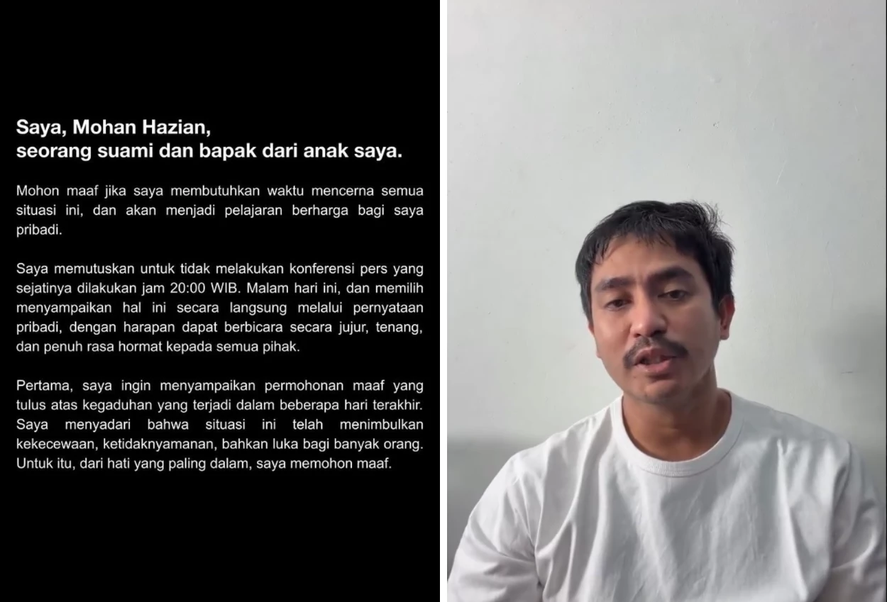 Mohan Hazian Buka Suara atas Dugaan Pelecehan Seksual yang Beredar di Media Sosial