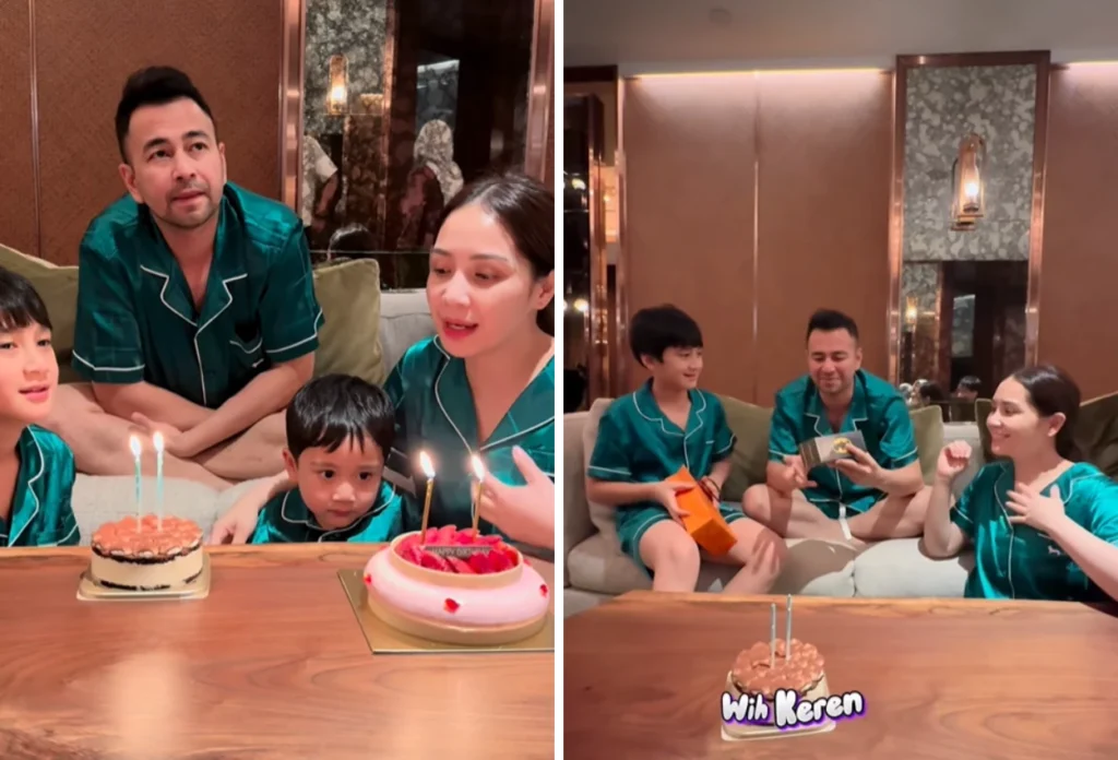 Momen Raffi Ahmad dan Nagita Slavina Rayakan Ulang Tahun Bareng, Dapet Kejutan dari Anak hingga Karyawan
