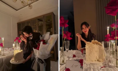 Momen Romantis Shenina Cinnamon Rayakan Ulang Tahun dengan Angga Yunanda