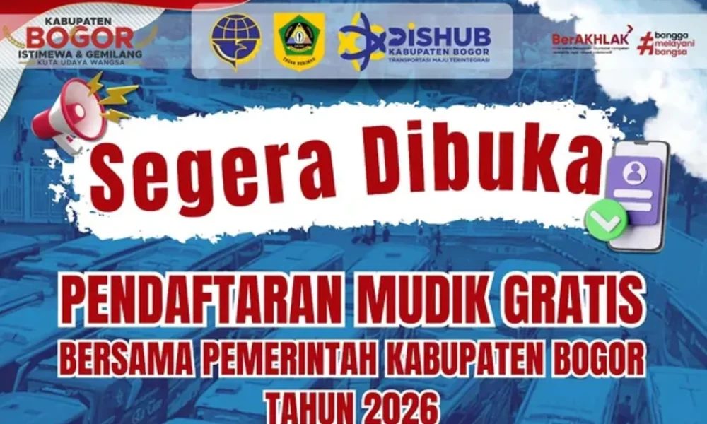 Mudik Gratis Pemkab Bogor Dibuka 26 Februari, Ini Rute dan Kota Tujuannya!