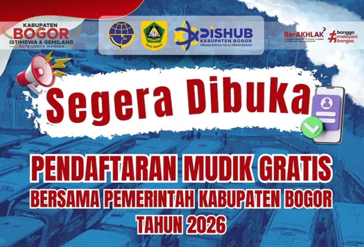 Mudik Gratis Pemkab Bogor Dibuka 26 Februari, Ini Rute dan Kota Tujuannya!