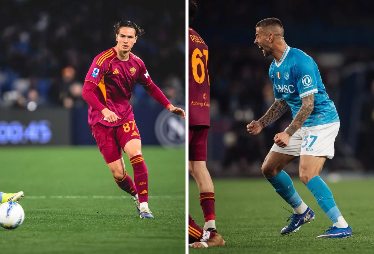 Napoli vs Roma 2 2 Donyell Malen Cetak Brace, Gol Alisson Selamatkan I Partneopei dari Kekalahan