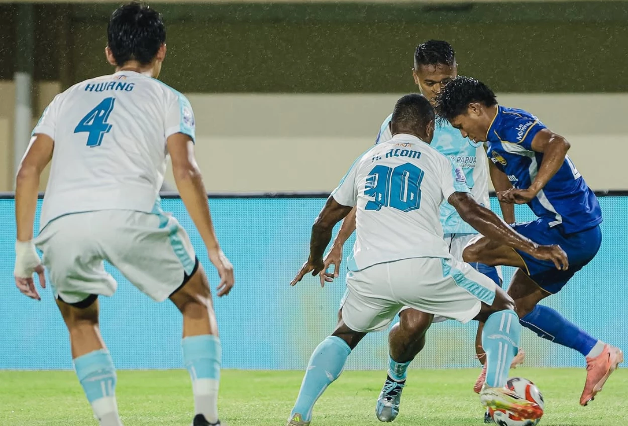PSBS Biak vs PSIM 2 4 Franco Ramos dan Jose Valente Cetak Brace