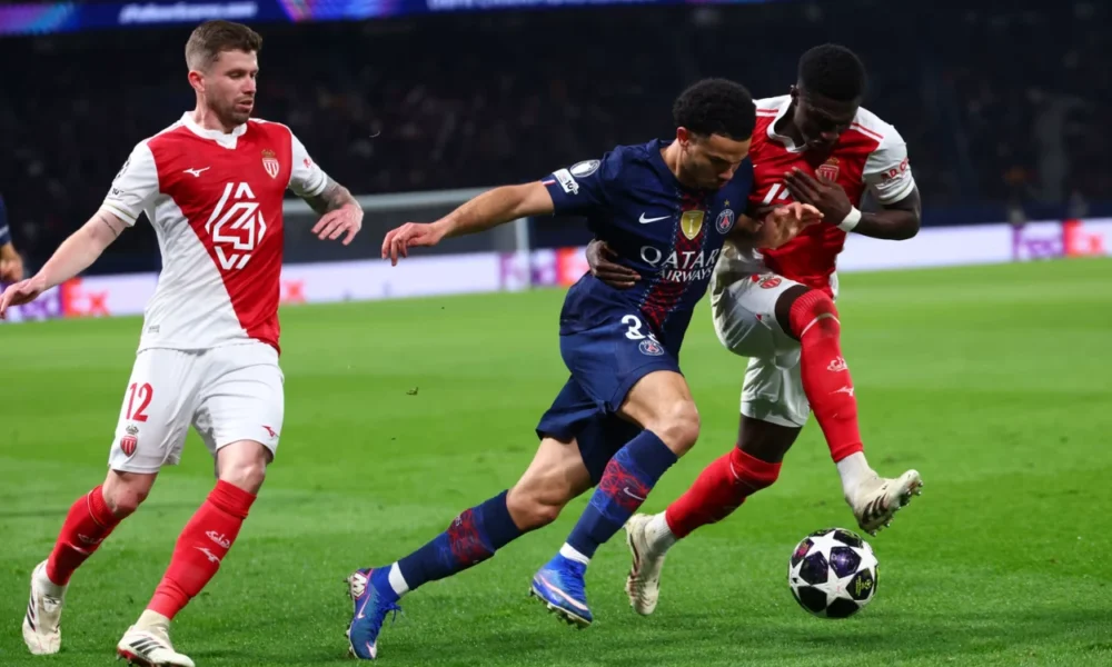 PSG vs Monaco 2 2 Les Parisiens Kantongi Tiket 16 Besar Liga Champions