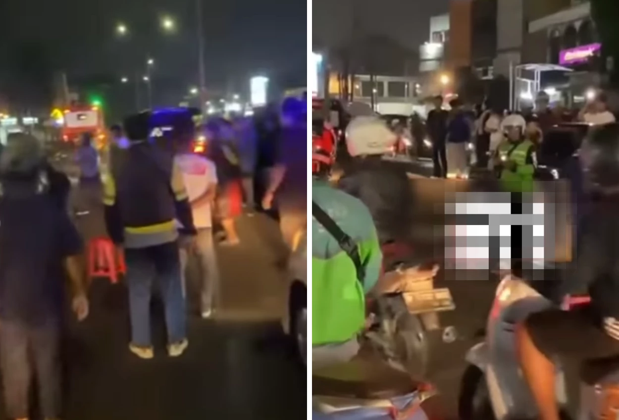 Pemotor Tewas di Depan UIN Ciputat, Didug Tersenggol Mobil saat Hendak Menyalip