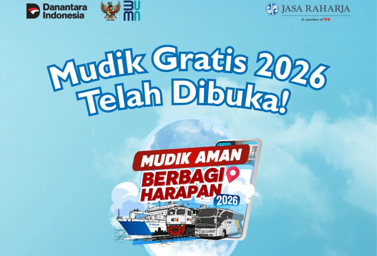 Pendaftaran Mudik Gratis Jasa Raharja 2026 Dibuka, Cek Informasi Lengkap di Sini!