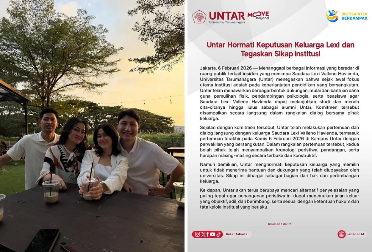 Pihak Kampus Buka Suara atas Insiden Adik Keisya Levronka yang Terjatuh dari Lantai