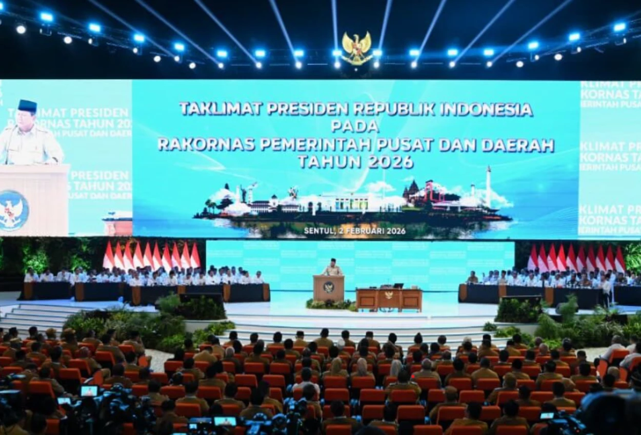 Prabowo Hadiri Rakornas, Bahas Penanganan Sampah hingga Pengentasan Kemiskinan