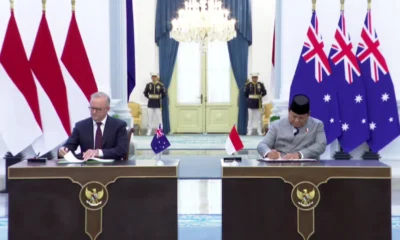 Prabowo dan PM Albanese Teken Perjanjian Keamanan Bersama RI Australia