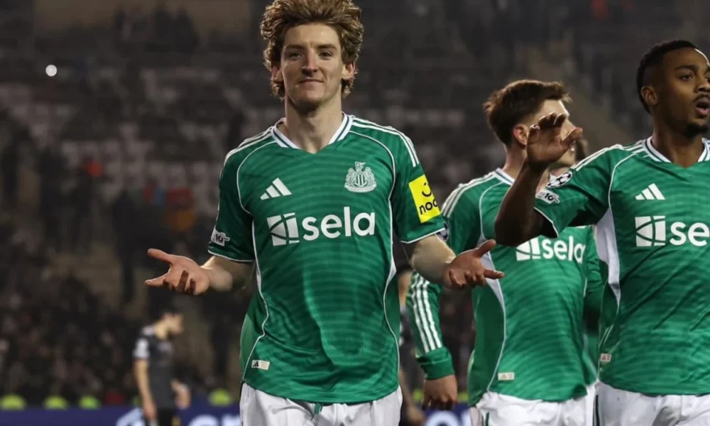 Qarabag vs Newcastle 1 6 Anthony Gordon Cetak 4 Gol
