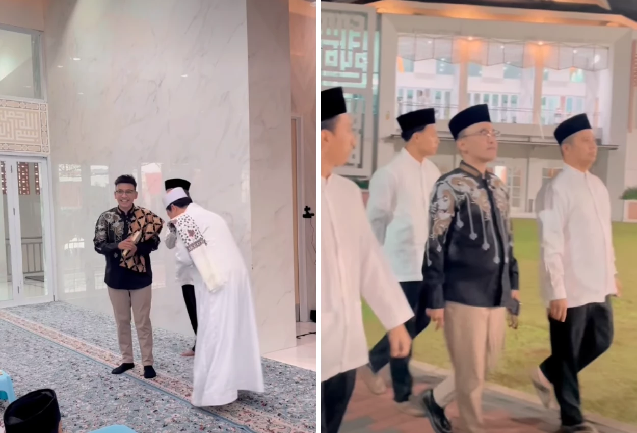 Ramadan Pertama usai Mualaf, Ruben Onsu Buka Puasa di Pesantren Ar Rahmah