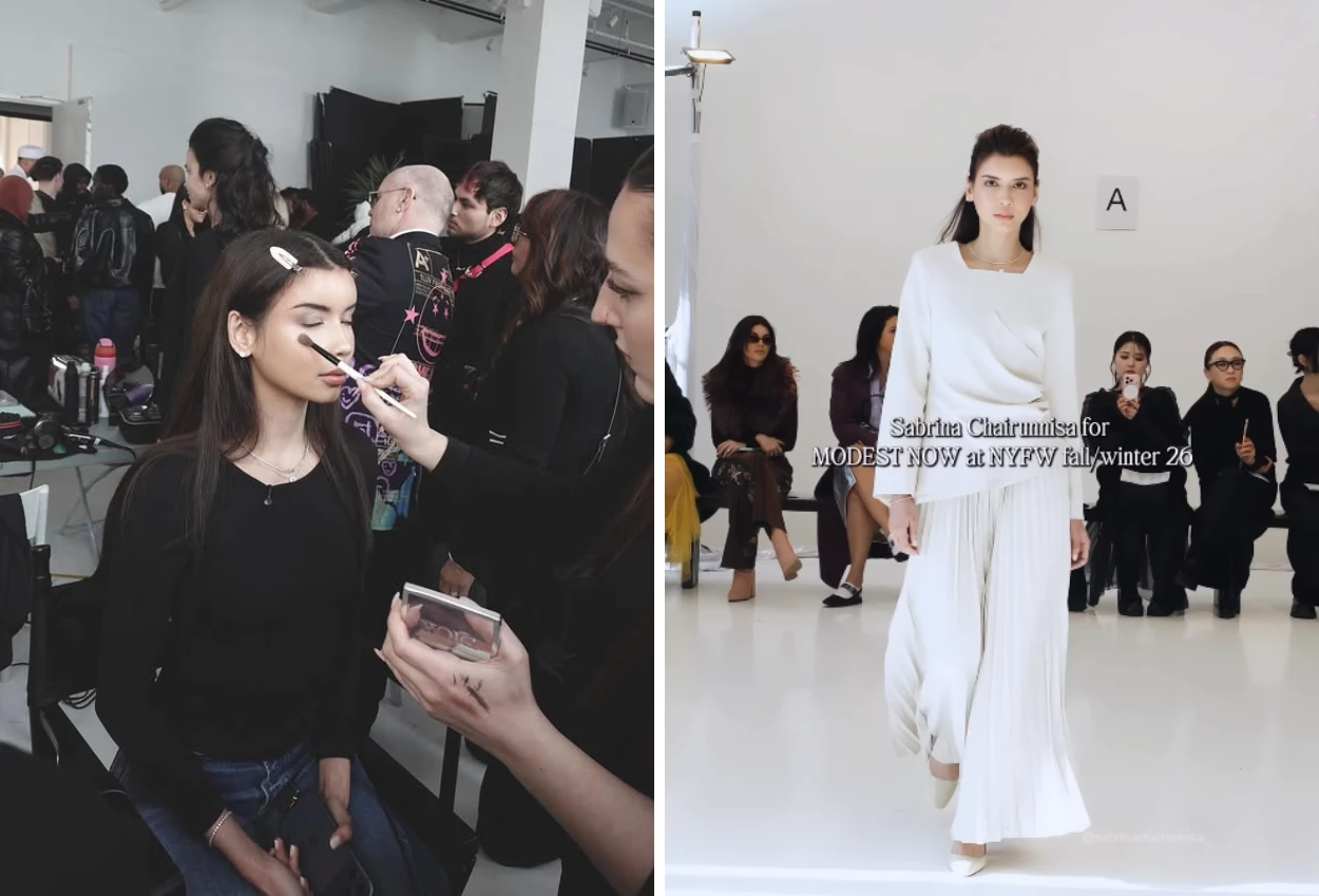 Sabrina Chairunnisa Debut jadi Model di New York Fashion Week