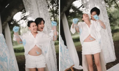Shenina Cinnamon dan Angga Yunanda Rayakan Gender Reveal dengan Simpel dan Intimate