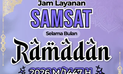 Simak Jam Operasional Layanan Samsat Jakarta selama Ramadan