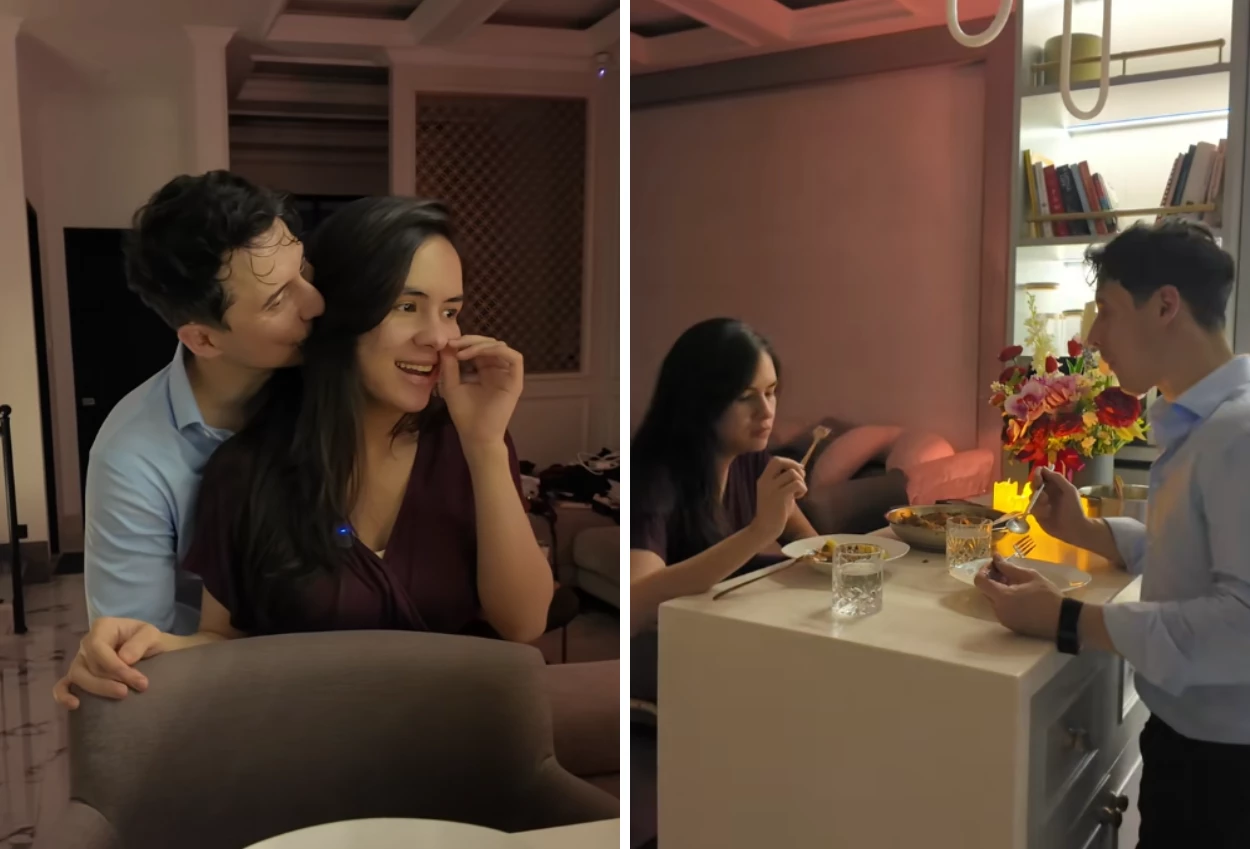 So Sweet! Steffi Zamora dan Nino Fernandez Rayakan 2 Tahun Anniversary, Rumah Disulap jadi Fine Dining