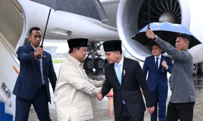 Tiba di RI usai Lawatan ke 4 Negara, Prabowo Disambut Gibran