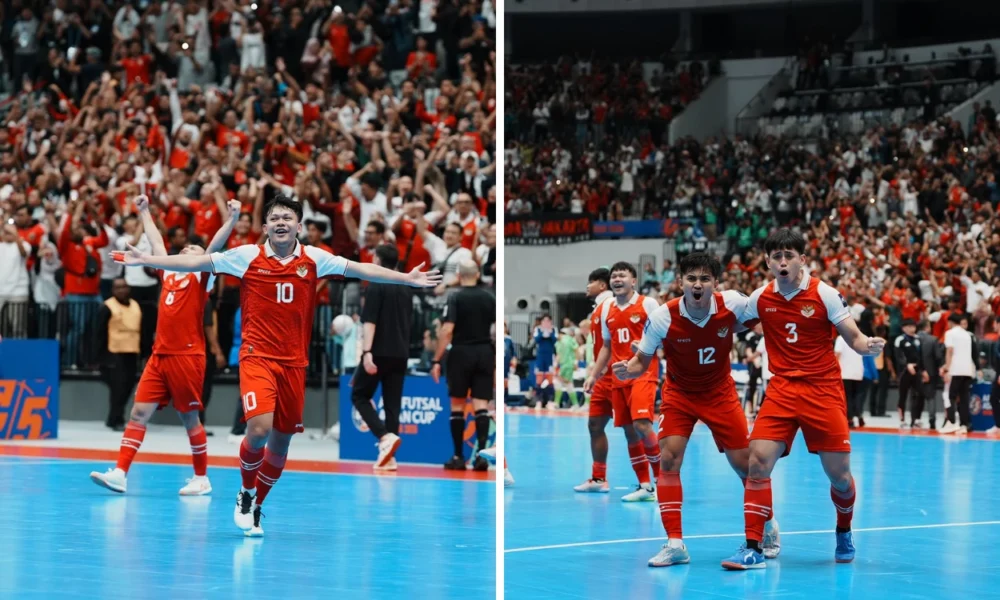 Timnas Futsal Indonesia vs Jepang 5 3 Garuda Cetak Sejarah Lolos ke Final Piala Asia