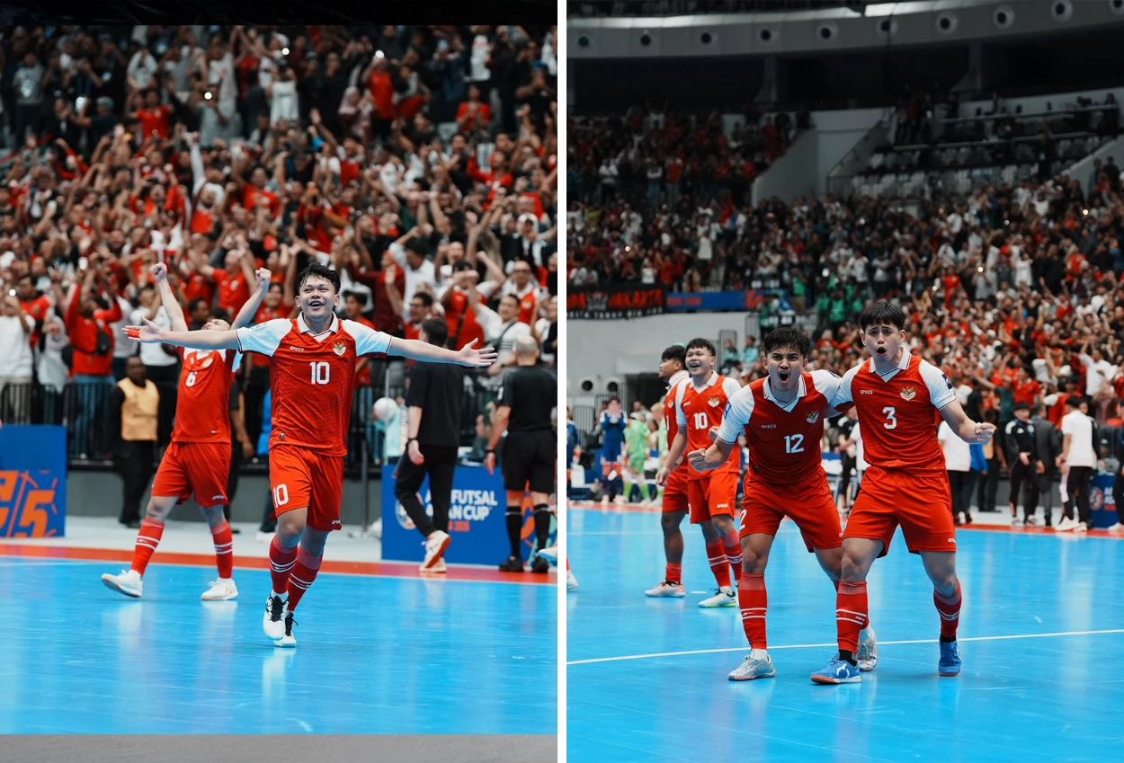 Timnas Futsal Indonesia vs Jepang 5 3 Garuda Cetak Sejarah Lolos ke Final Piala Asia