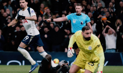 Tottenham vs Man City 2 2 Gol Solanke Selamatkan Spurs