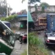 Truk Kontainer Bermuatan Minyak 32 Ton Timpa Mobil, Ayah Ibu Balita Tewas